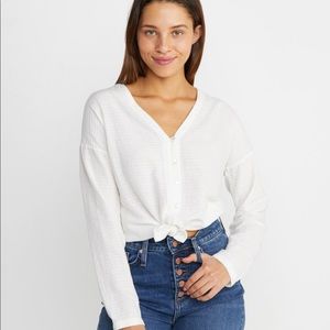 *SOLD* NWOT Marine Layer Johanna Tie Front Top